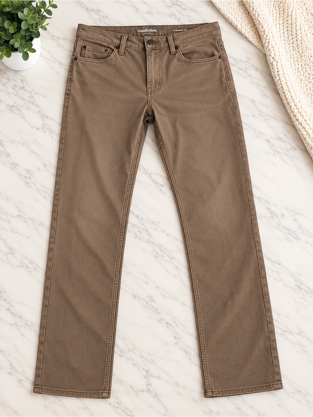 Goodfellow & Co Men's Brown Slim Jeans